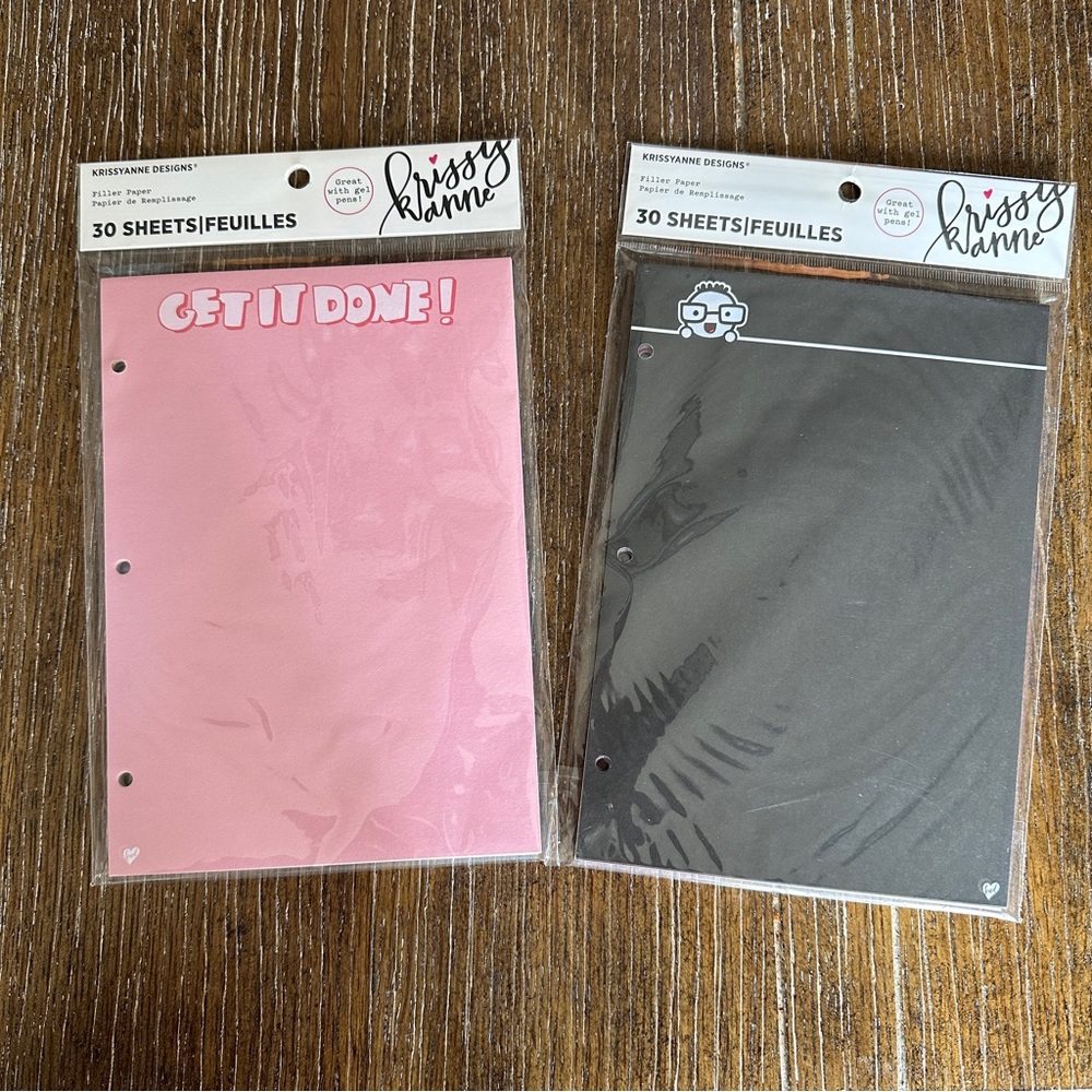 Krissy Anne filler paper binder journaling bullet journal 2 Pack 30 sheets